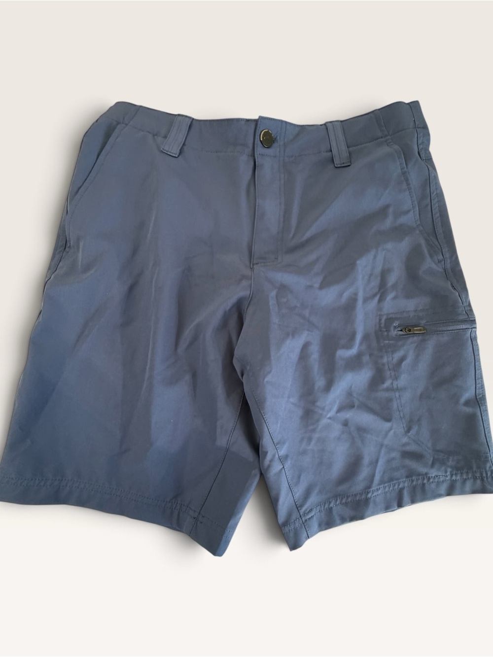 ZeroXposur Men's 4-Way Stretch Lightweight Travel Shorts "Heritage" Size 32 Blue